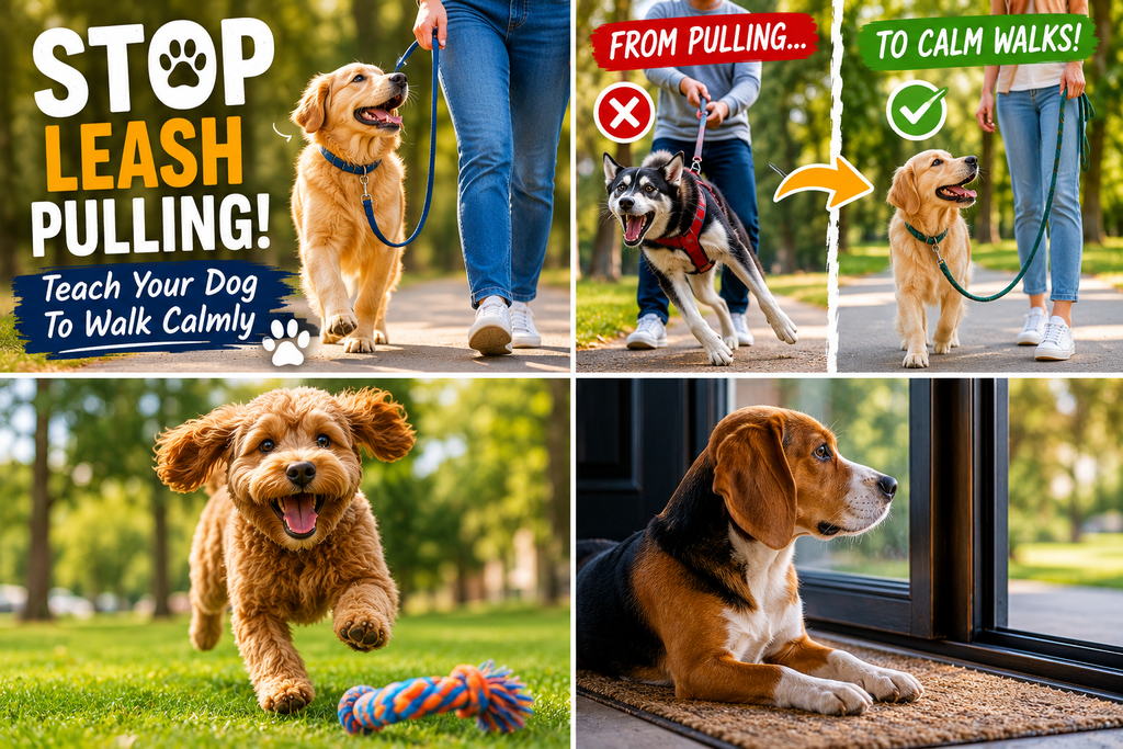 Stop Leash Pulling: Teach Your Dog To Walk Calmly