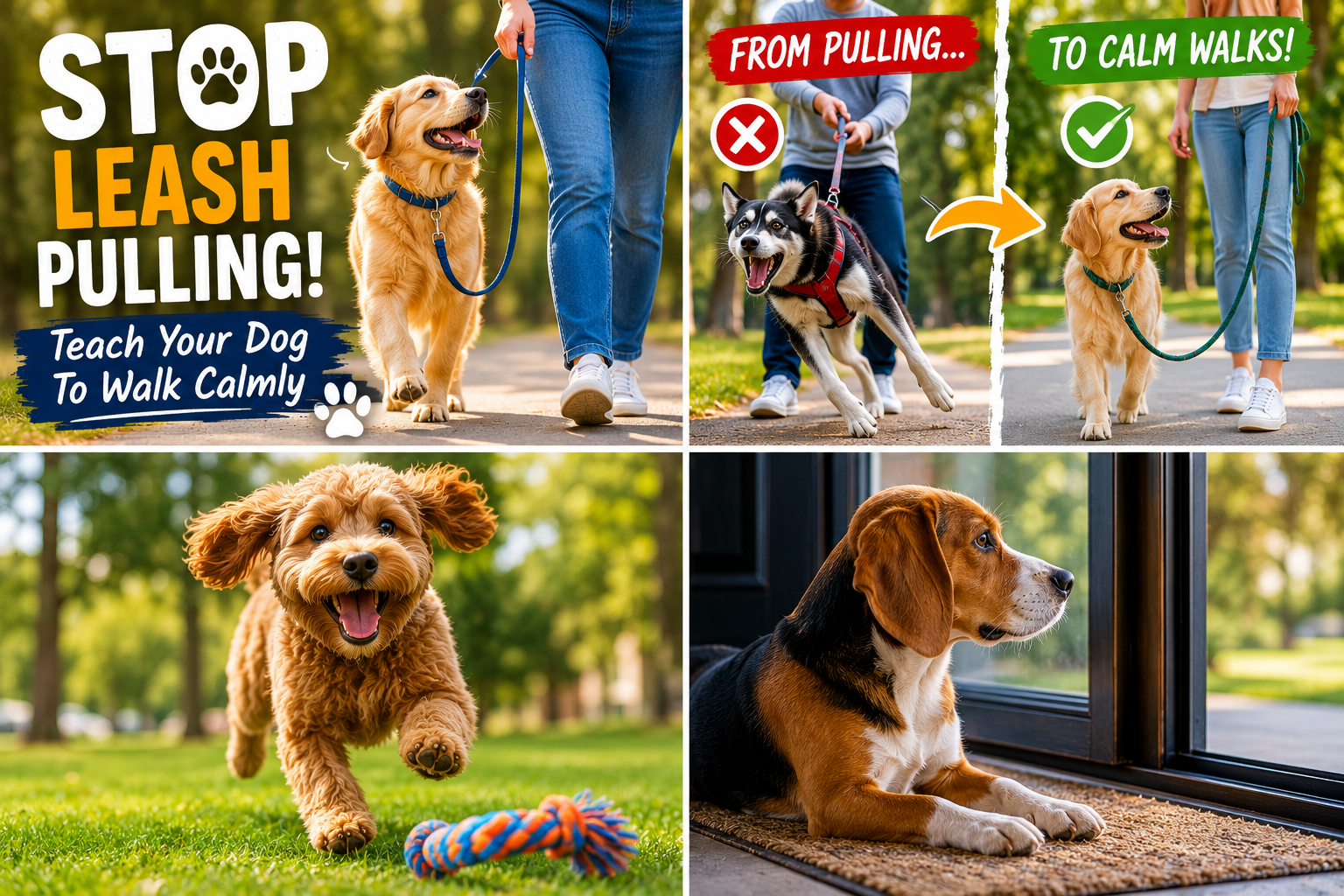 Stop Leash Pulling: Teach Your Dog To Walk Calmly