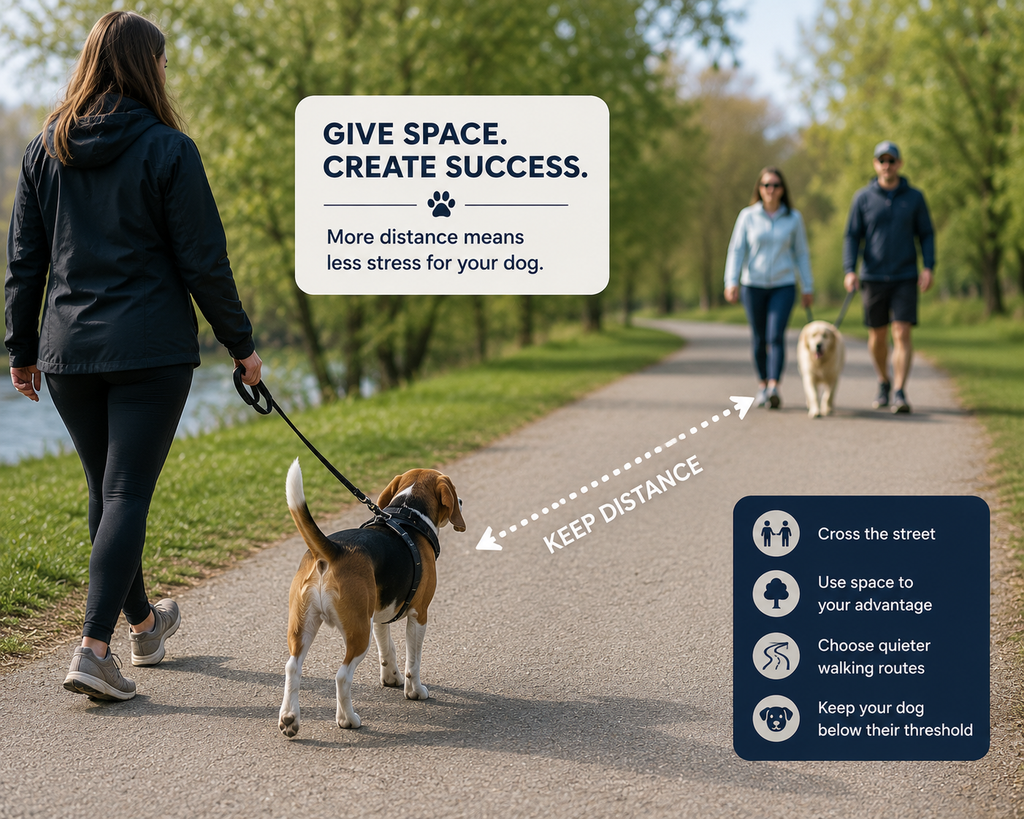 Reactive Dog Support Guide – Stop Barking, Lunging & Overreacting Behaviors