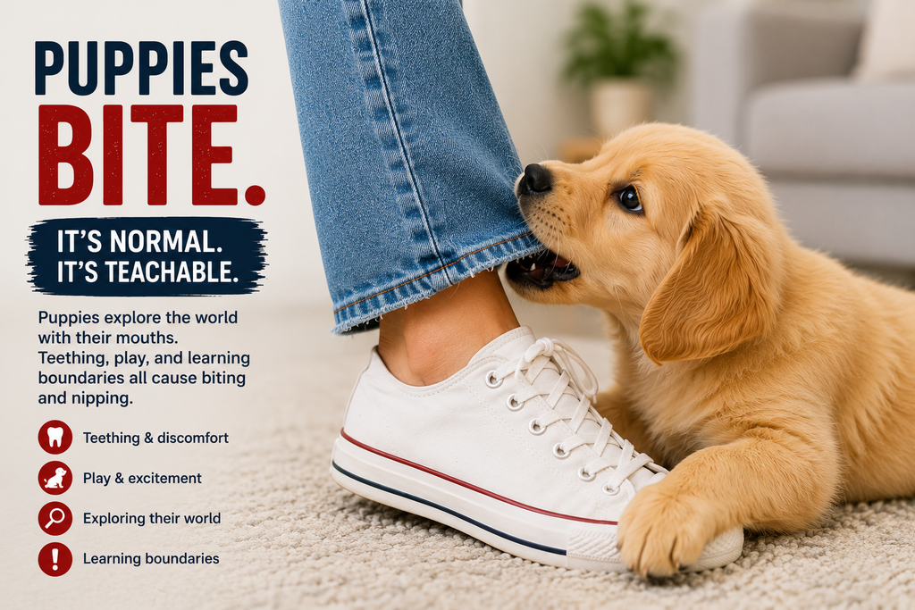 Stop Puppy Biting Fast – Simple Puppy Training Guide For Nipping, Chewing & Rough Play