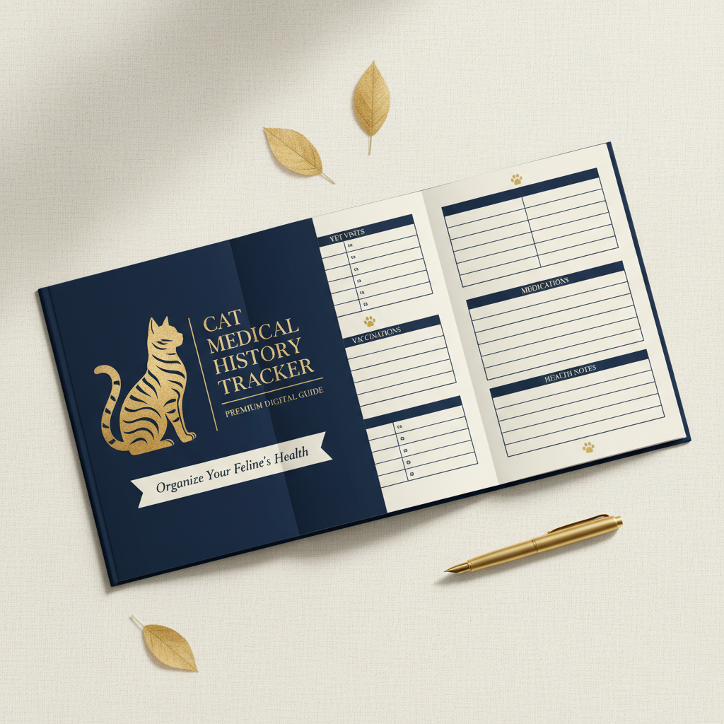 Cat Emergency Information Sheet | Printable Vet, Medical & Emergency Contact Tracker